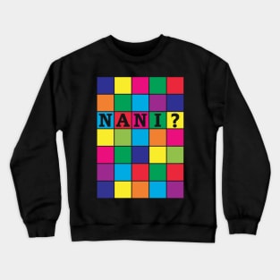 Nani? Coloured block print Crewneck Sweatshirt